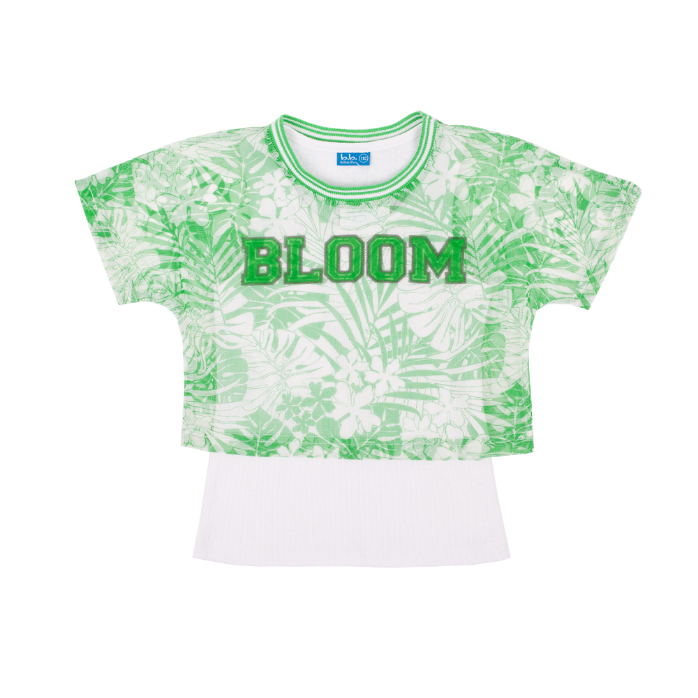 фото Футболка с принтом button blue