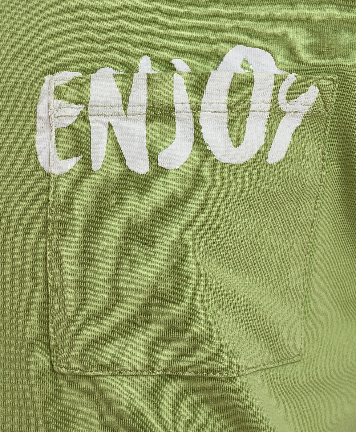 фото Зеленая трикотажная футболка button blue