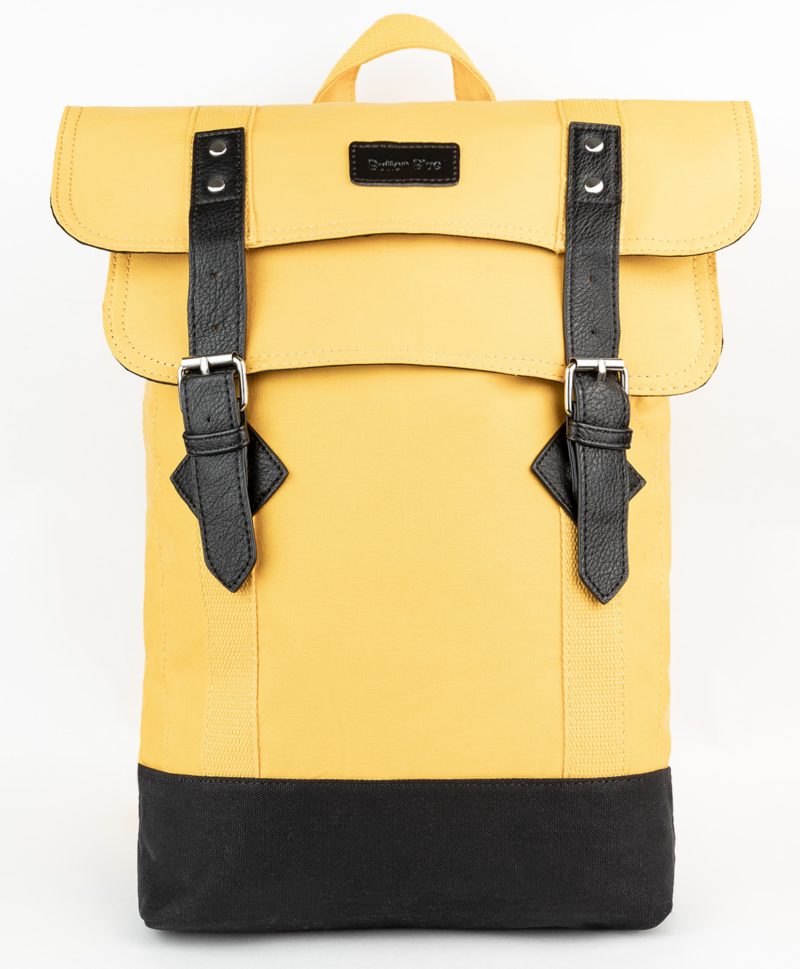 фото Желтый рюкзак button blue