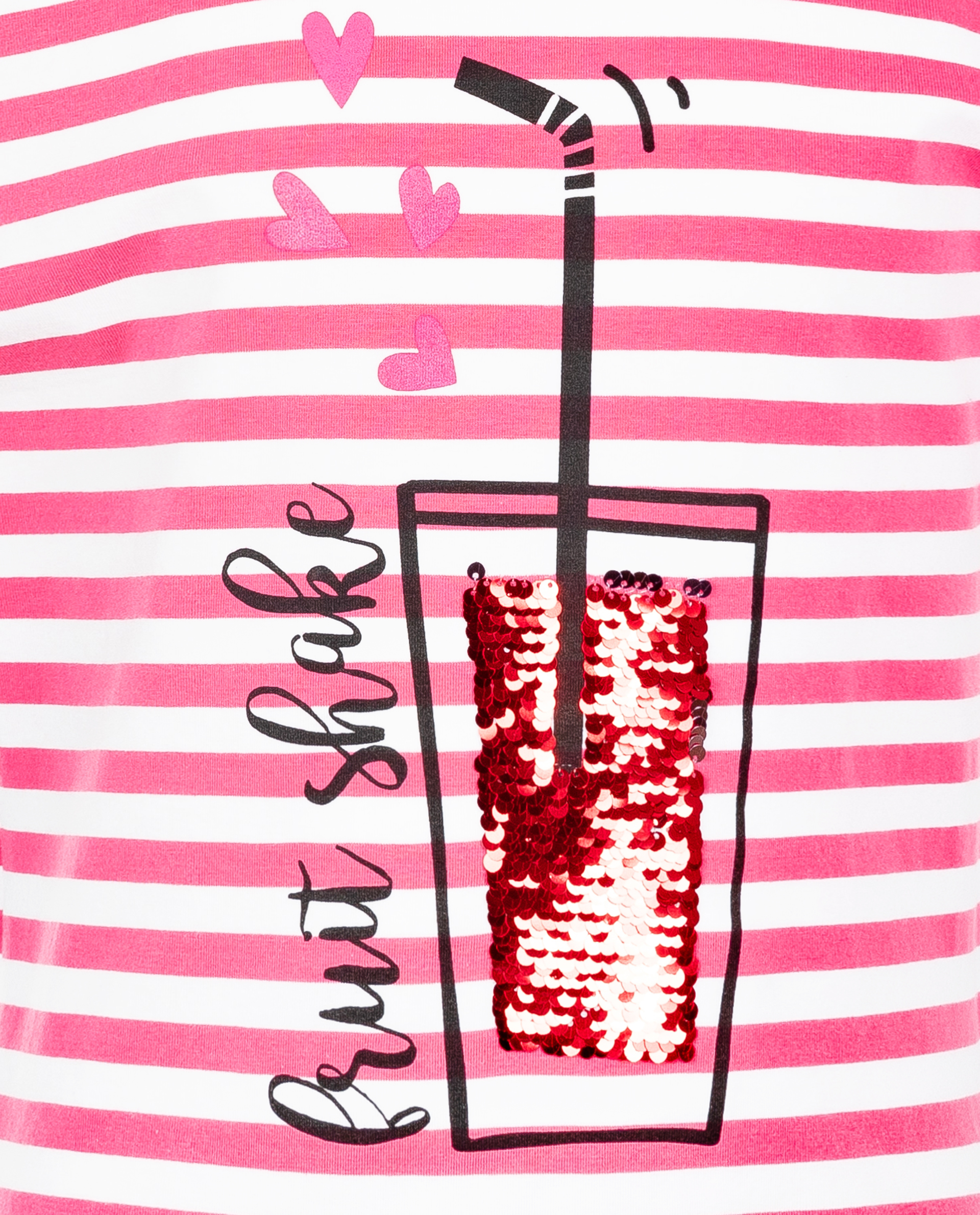 фото Футболка в розовую полоску button blue