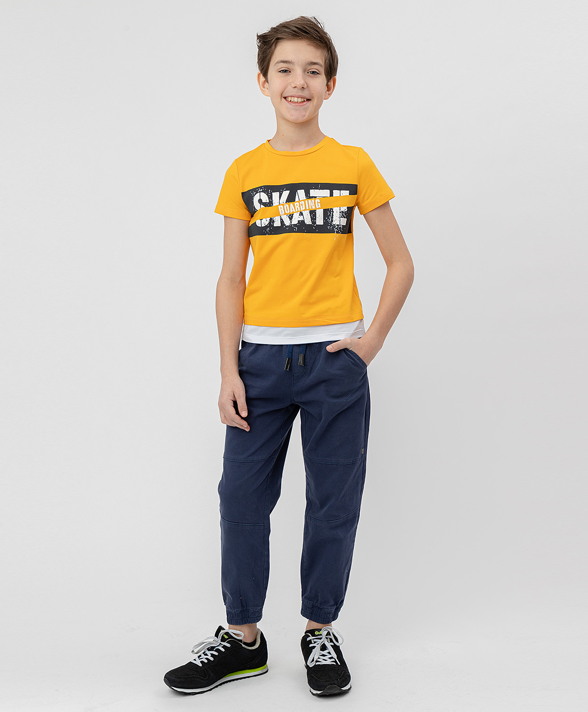 фото Футболка с принтом button blue