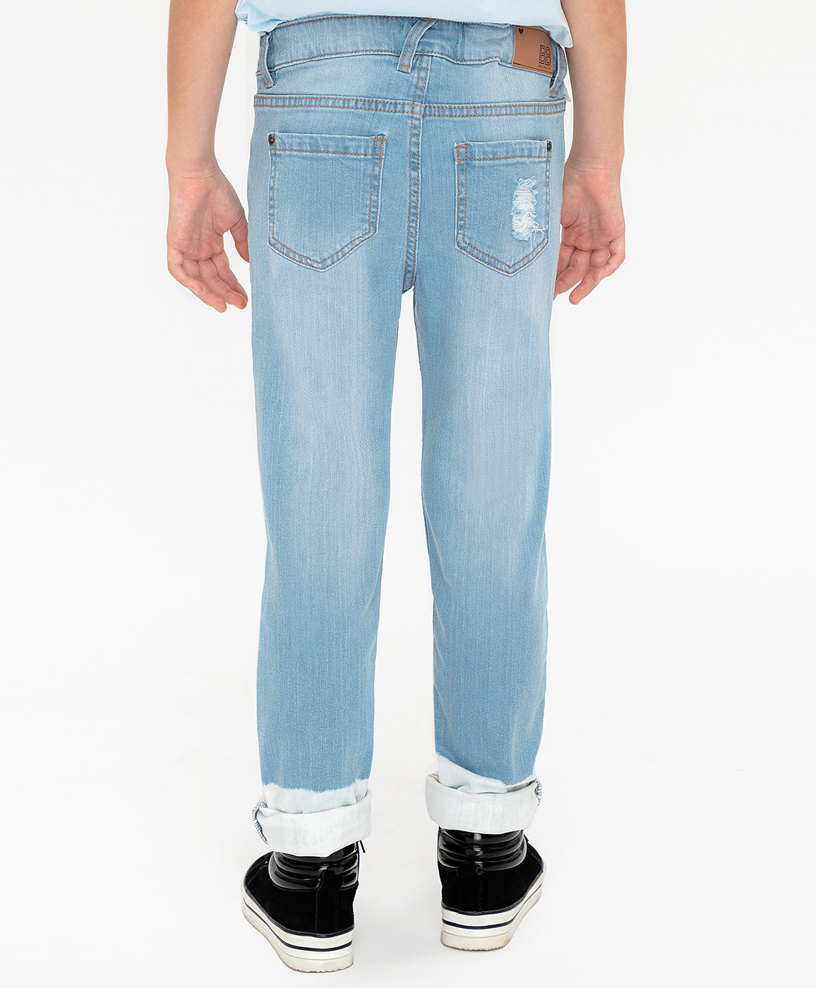 фото Джинсы slim fit button blue