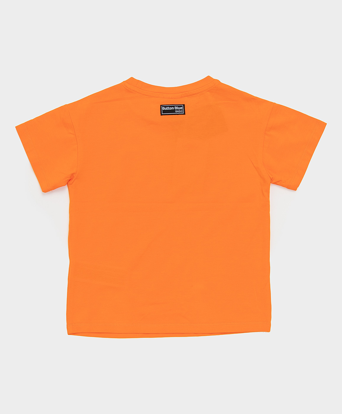 фото Оранжевая футболка button blue