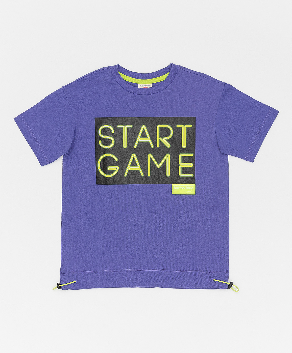 фото Фиолетовая футболка button blue