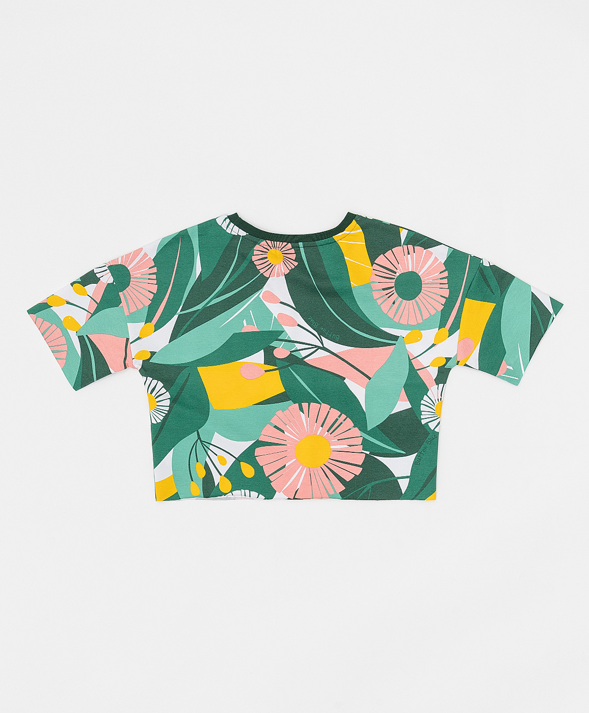 фото Зеленая футболка button blue