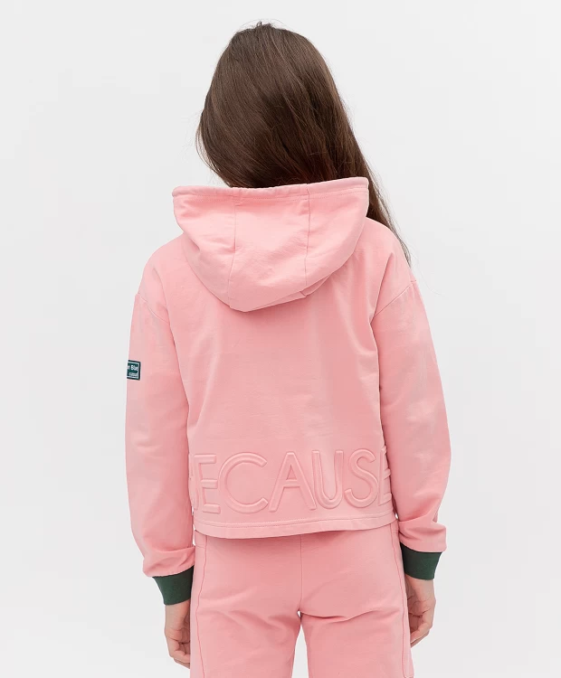 фото Розовая толстовка button blue (134)