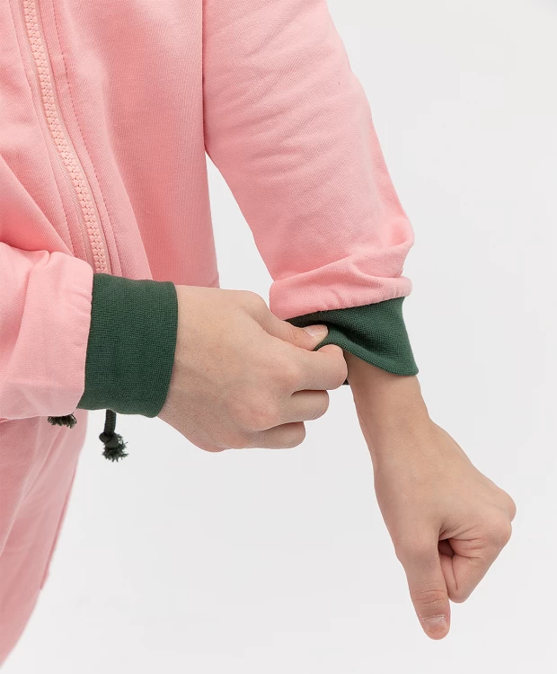 фото Розовая толстовка button blue (134)