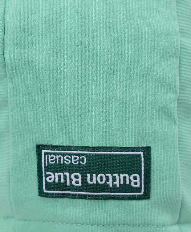 фото Зеленое худи button blue (146)