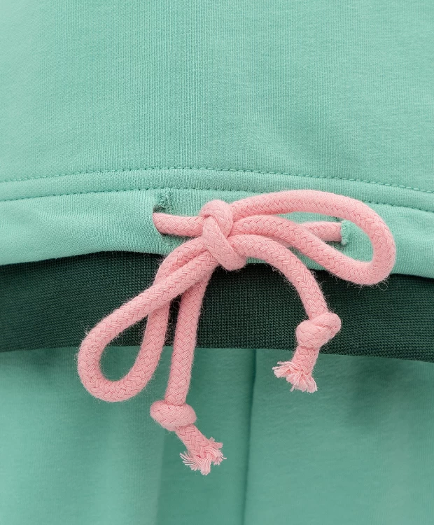 фото Зеленое худи button blue (146)