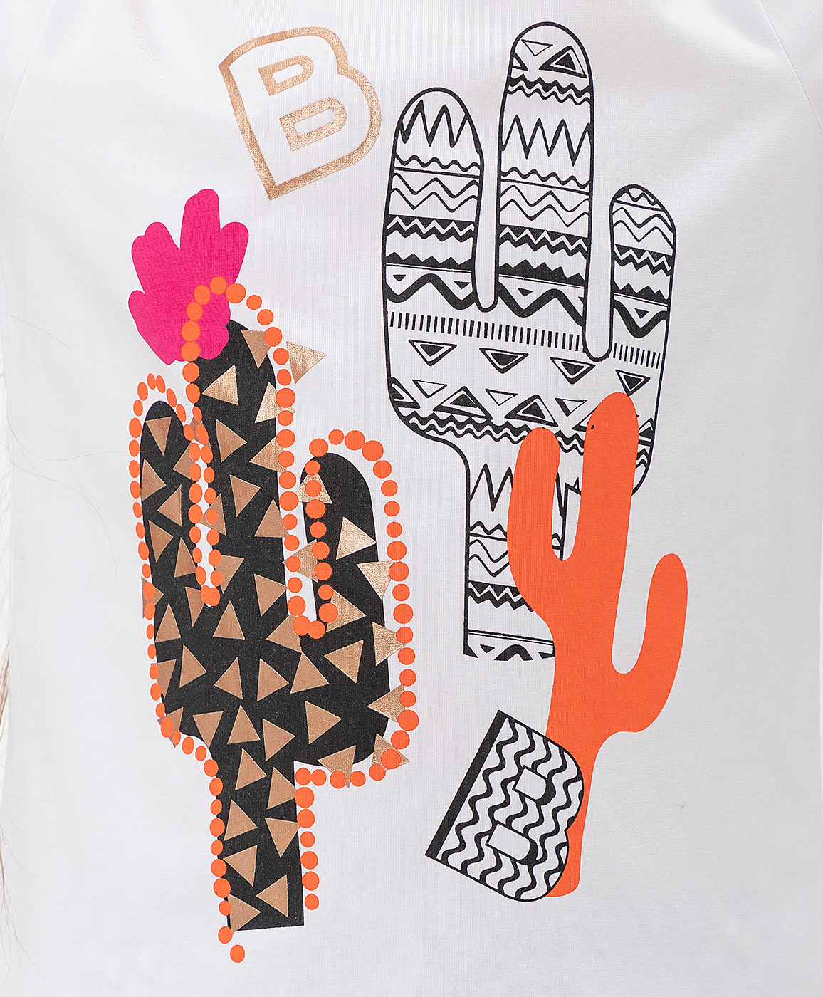 фото Белая футболка button blue