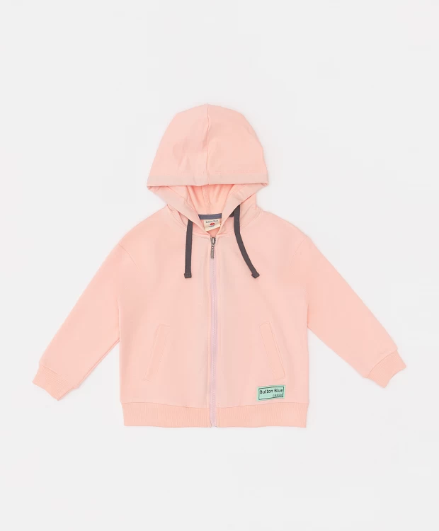 фото Розовая толстовка button blue (116)