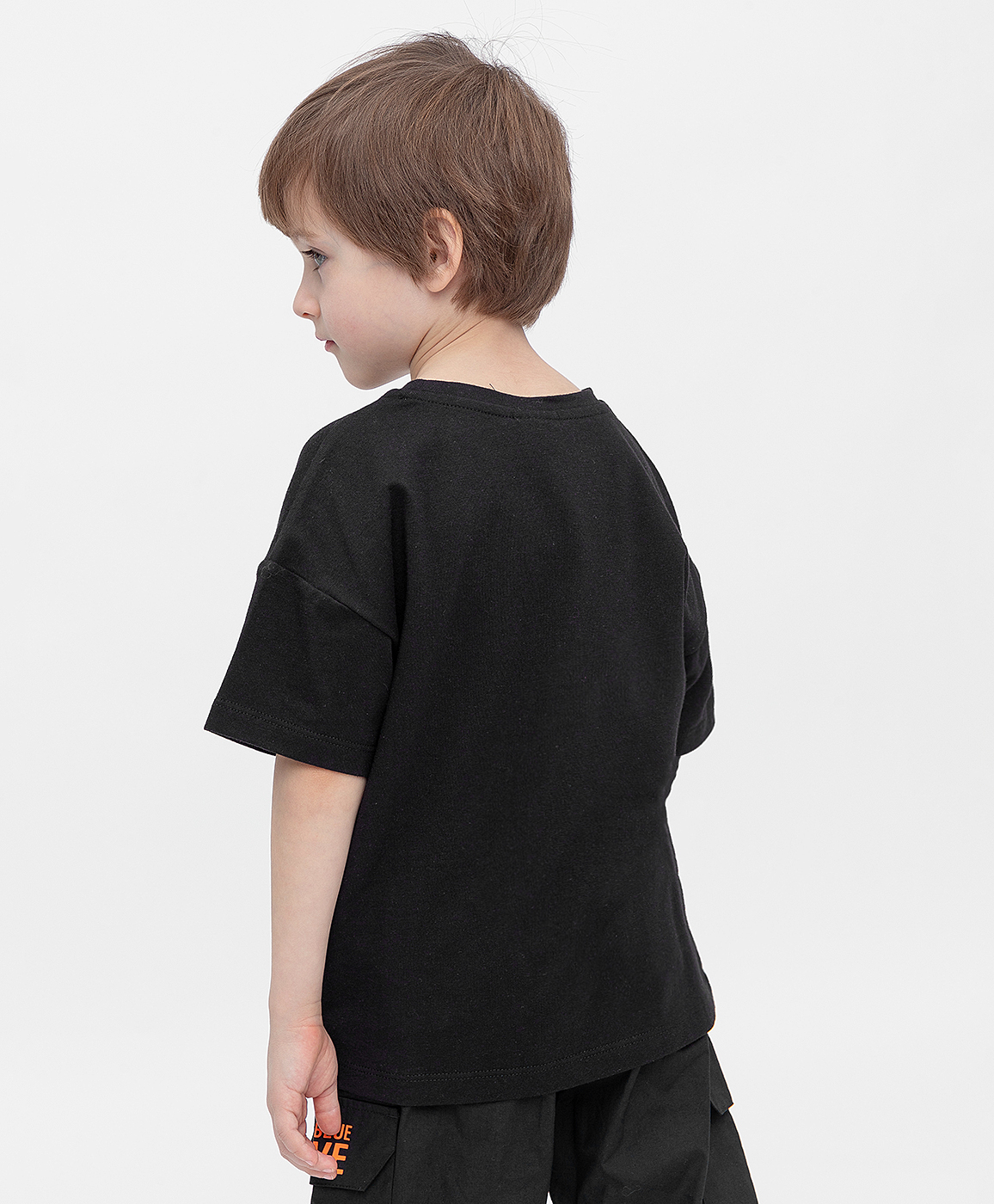 фото Футболка черная button blue