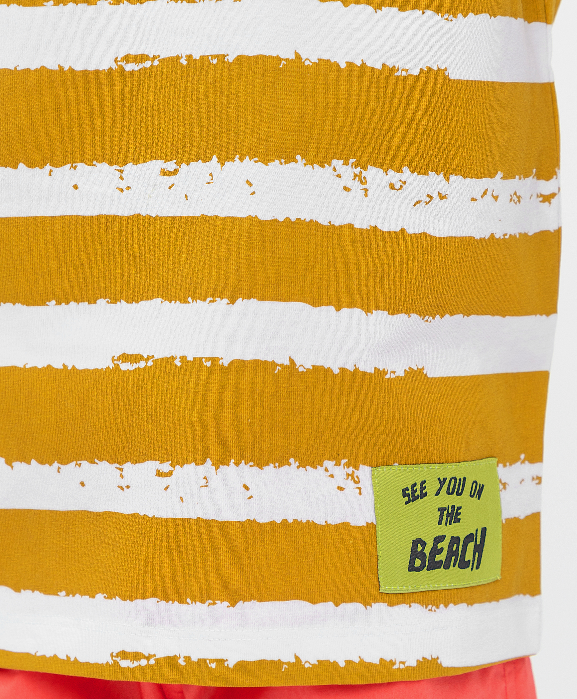 фото Футболка бежевая button blue