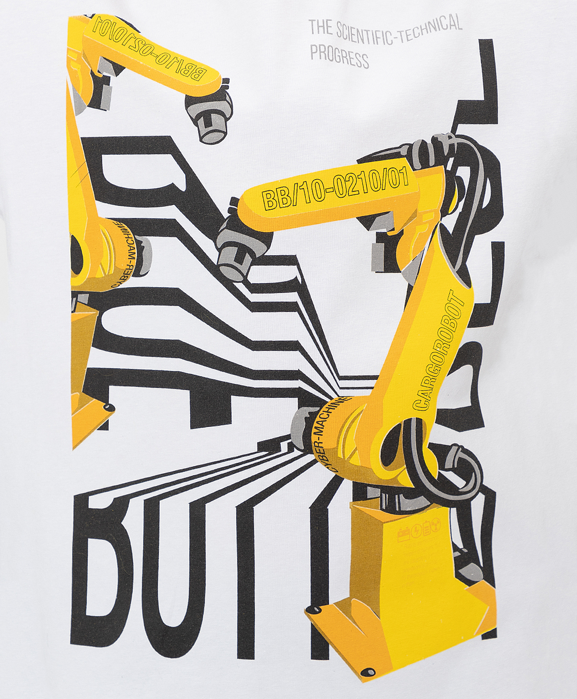 фото Футболка с удлиненной линией спинки белая button blue