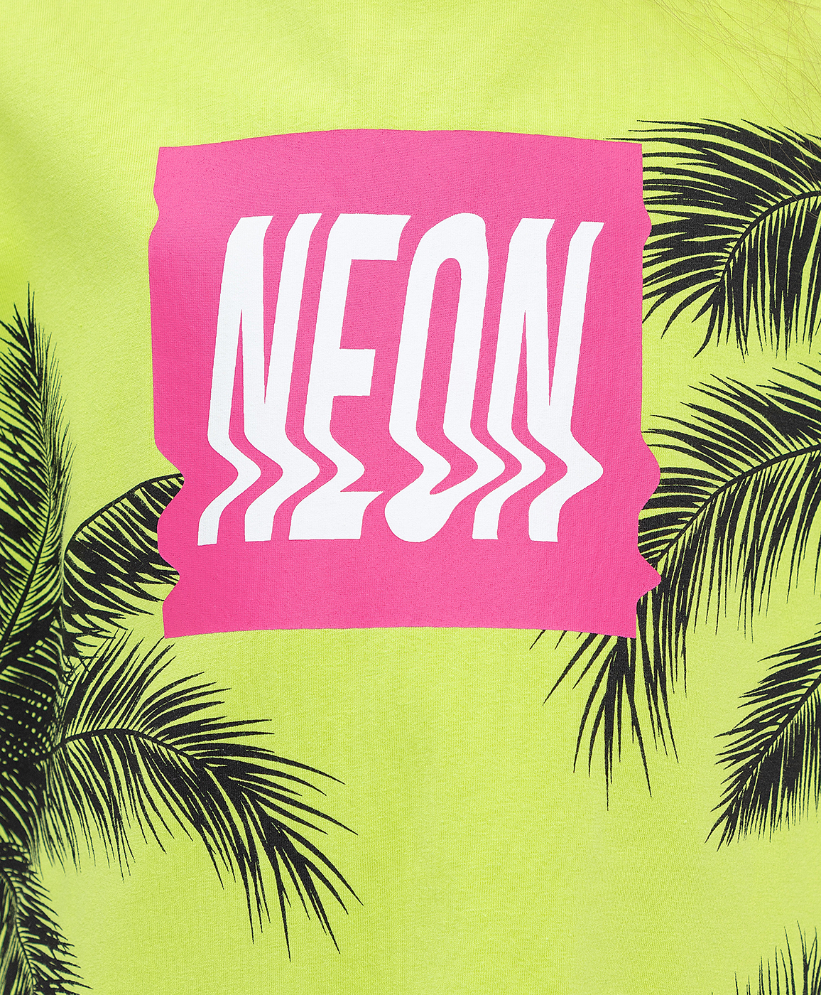 фото Футболка оверсайз салатовая button blue