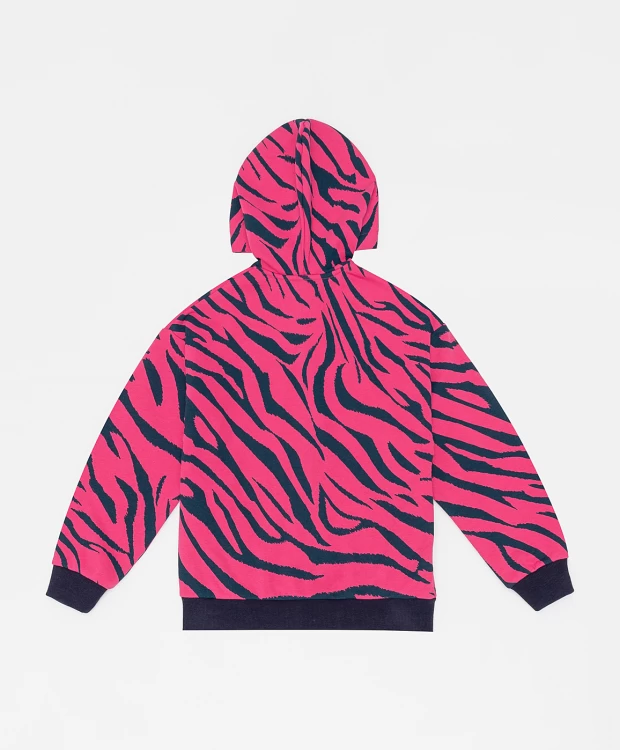 фото Толстовка со спущенным плечом розовая button blue (146)