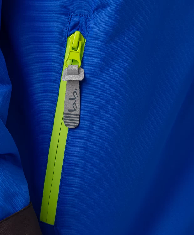 фото Ветровка с капюшоном синяя button blue (146)