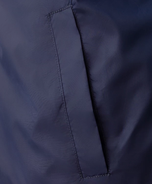 фото Ветровка с капюшоном и светоотражающими элементами button blue (158)