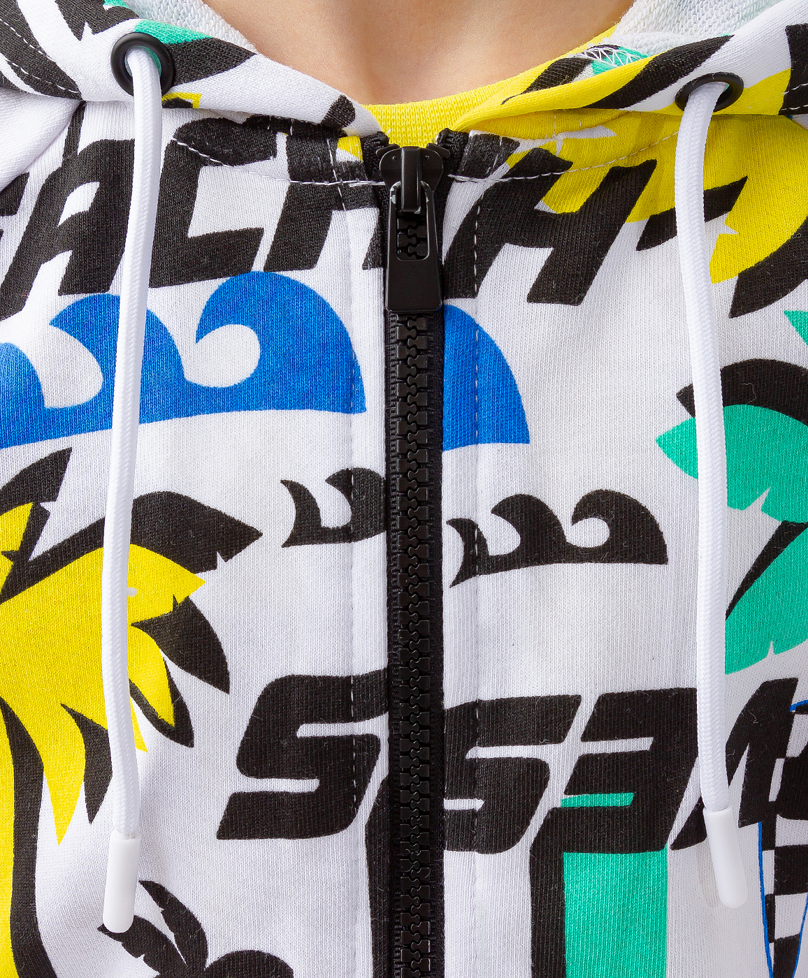 фото Толстовка с принтом button blue