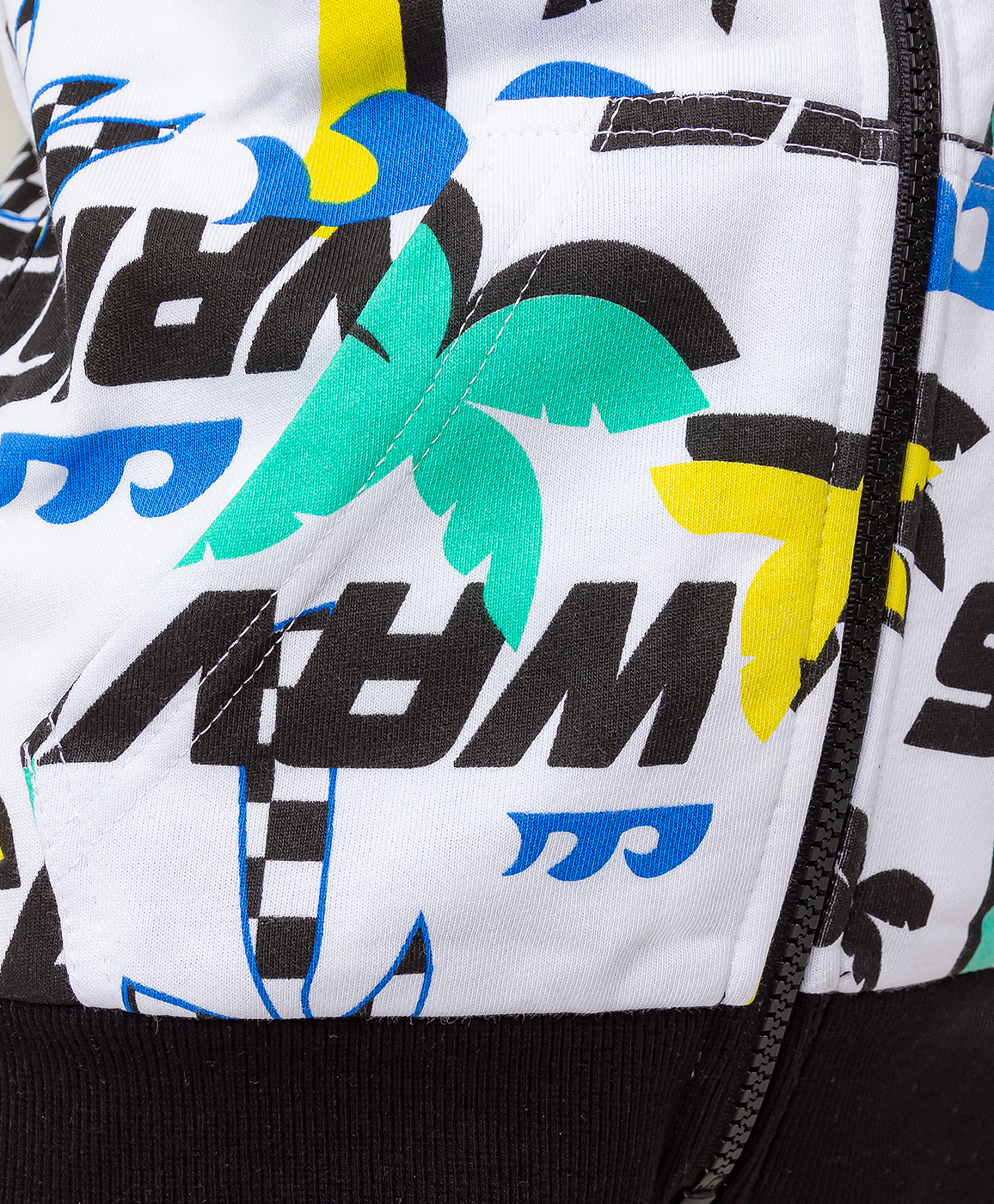 фото Толстовка с принтом button blue