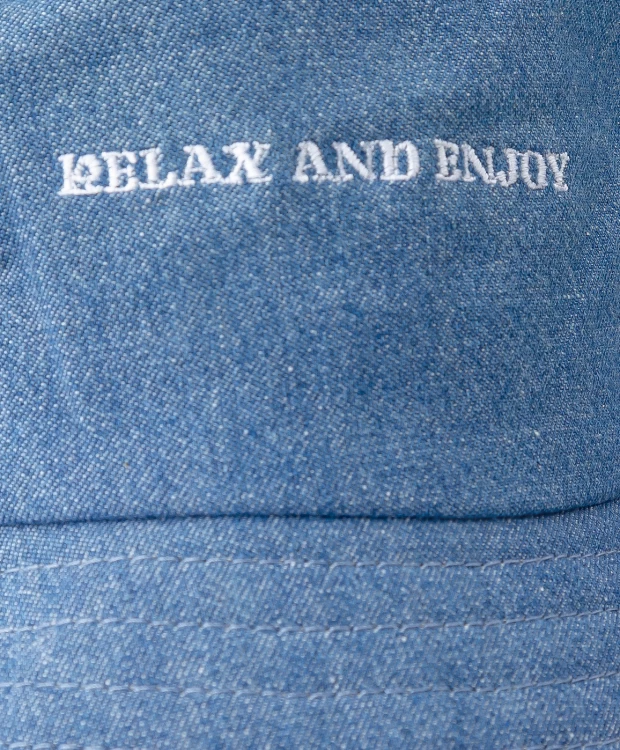 фото Панама джинсовая с принтом button blue (54)