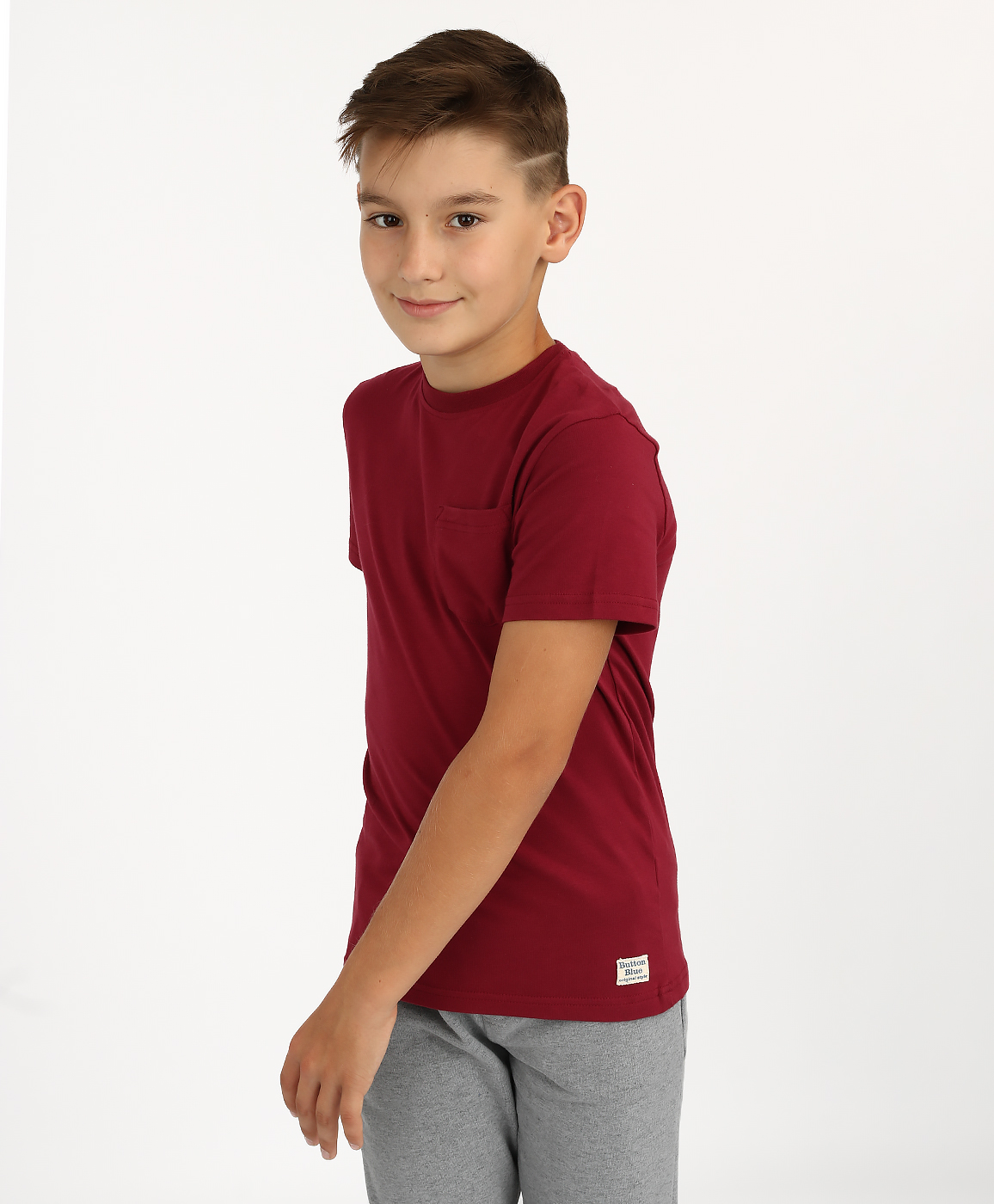 фото Футболка button blue