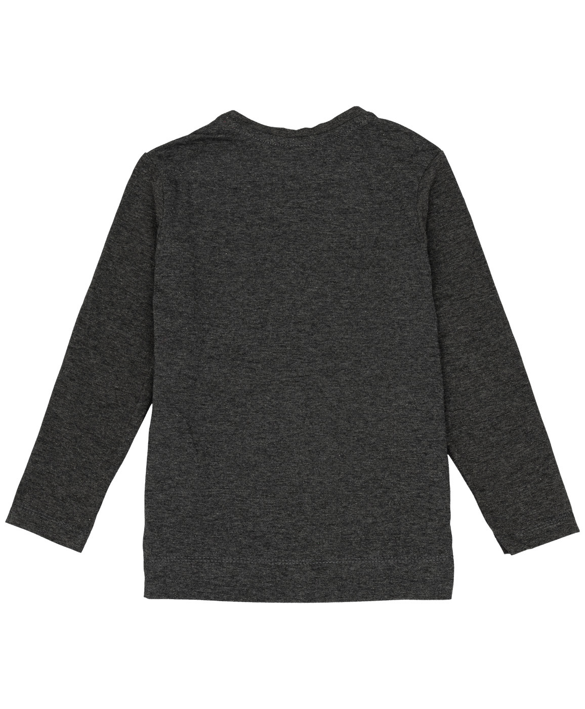 фото Серая футболка с длинным рукавом button blue