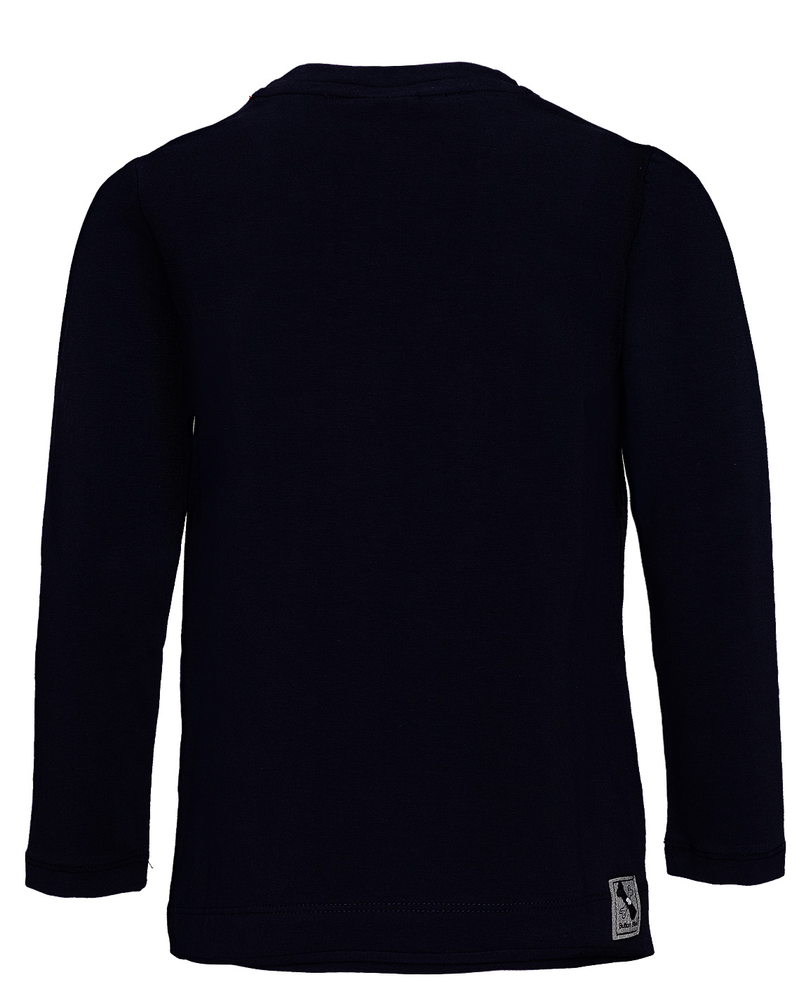 фото Синяя футболка с длинным рукавом button blue