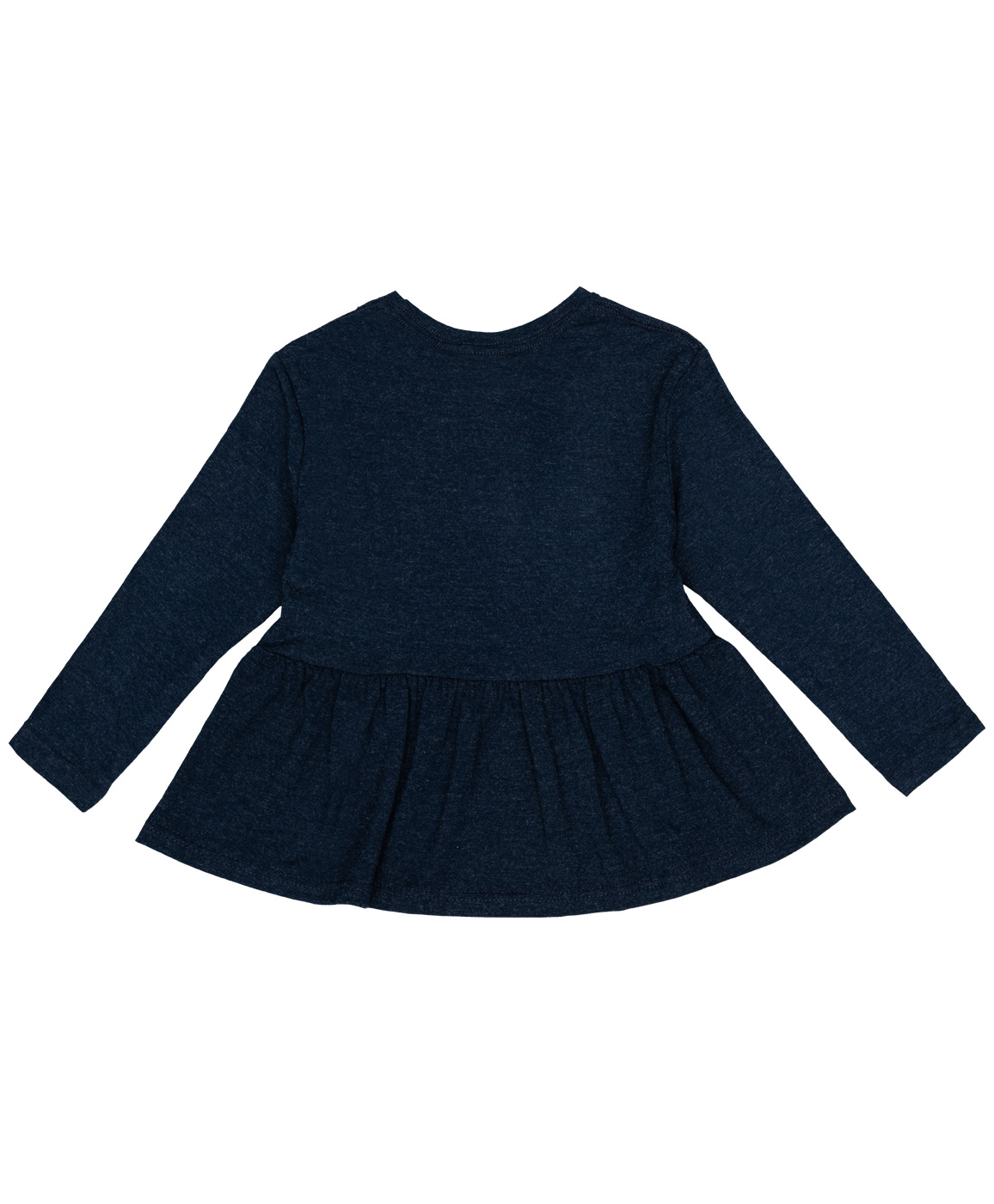 фото Синяя футболка с длинным рукавом button blue