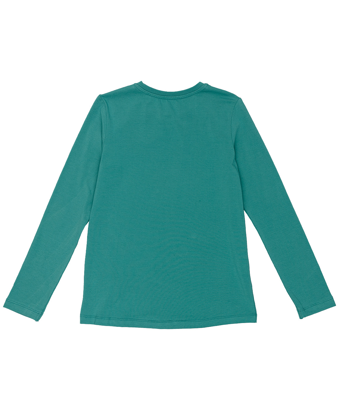 фото Бирюзовая футболка с длинным рукавом button blue