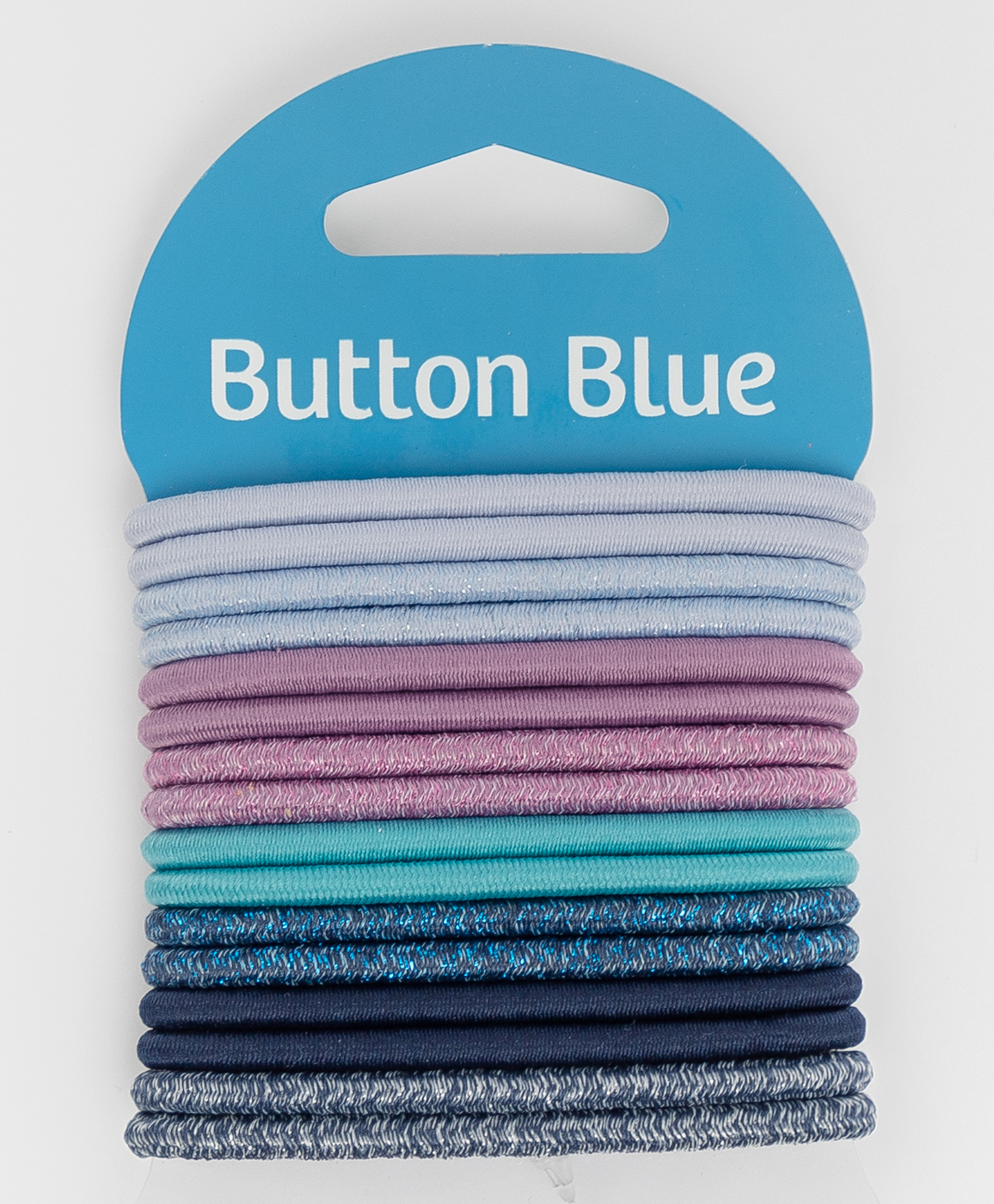 фото Набор резинок для волос button blue
