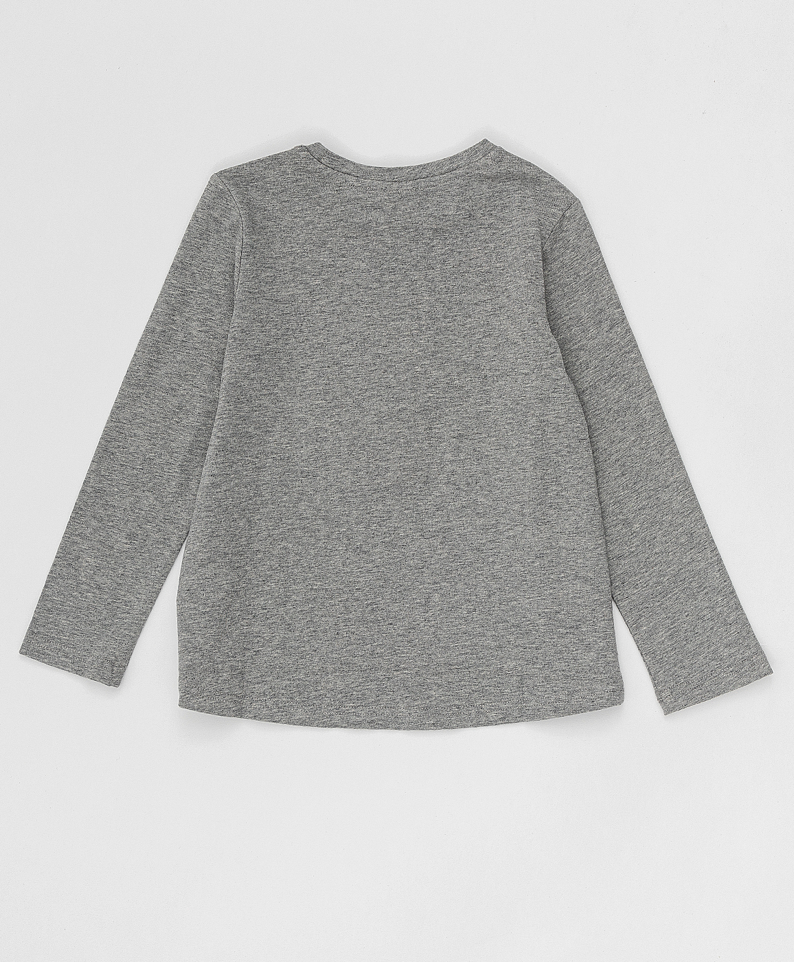 фото Серая футболка с длинным рукавом button blue