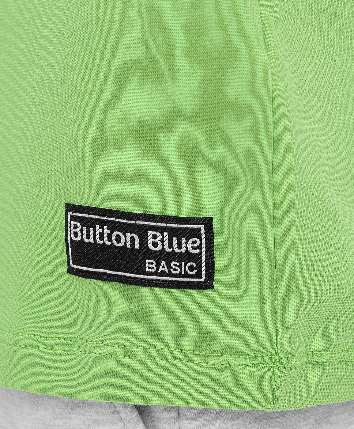 фото Футболка базовая салатовая button blue