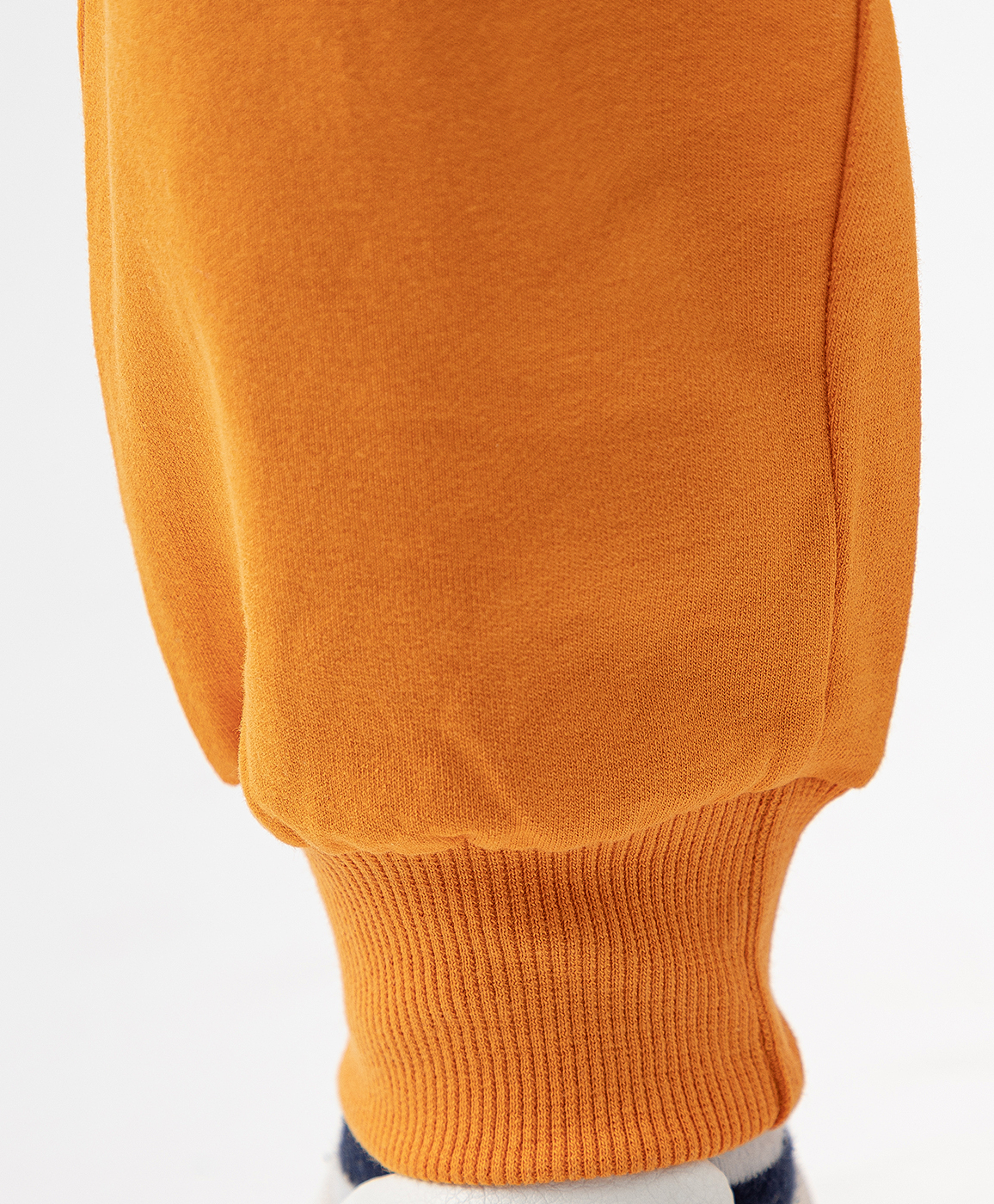 фото Брюки-джоггеры трикотажные оранжевые button blue