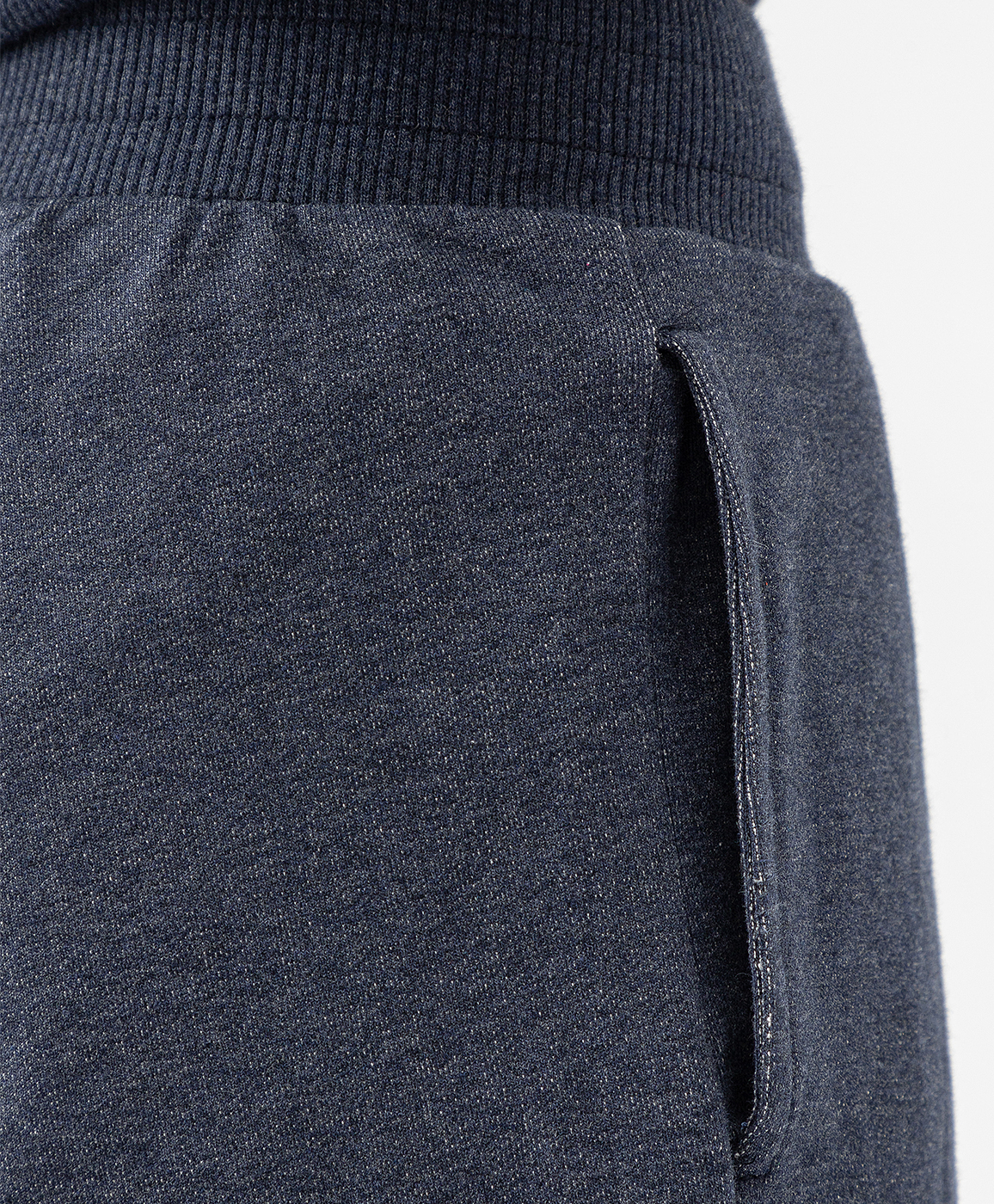 фото Брюки-джоггеры с карманами синие button blue