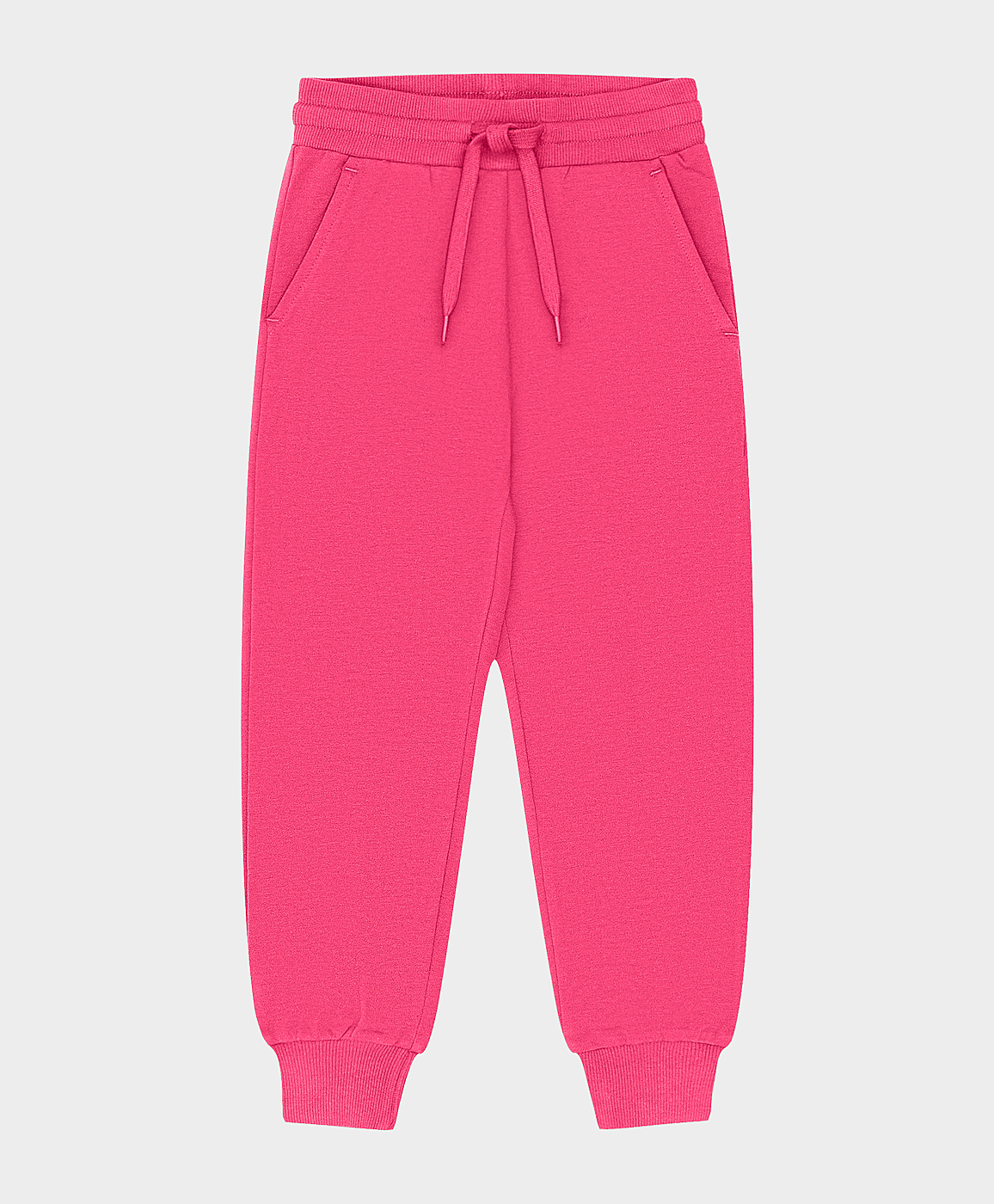 фото Брюки-джоггеры трикотажные розовые button blue