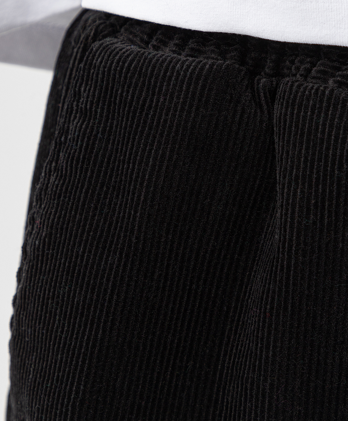 фото Брюки-карго вельветовые черные button blue