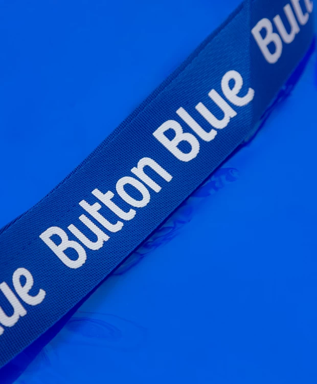 фото Сумка шоппер синяя button blue (one size)