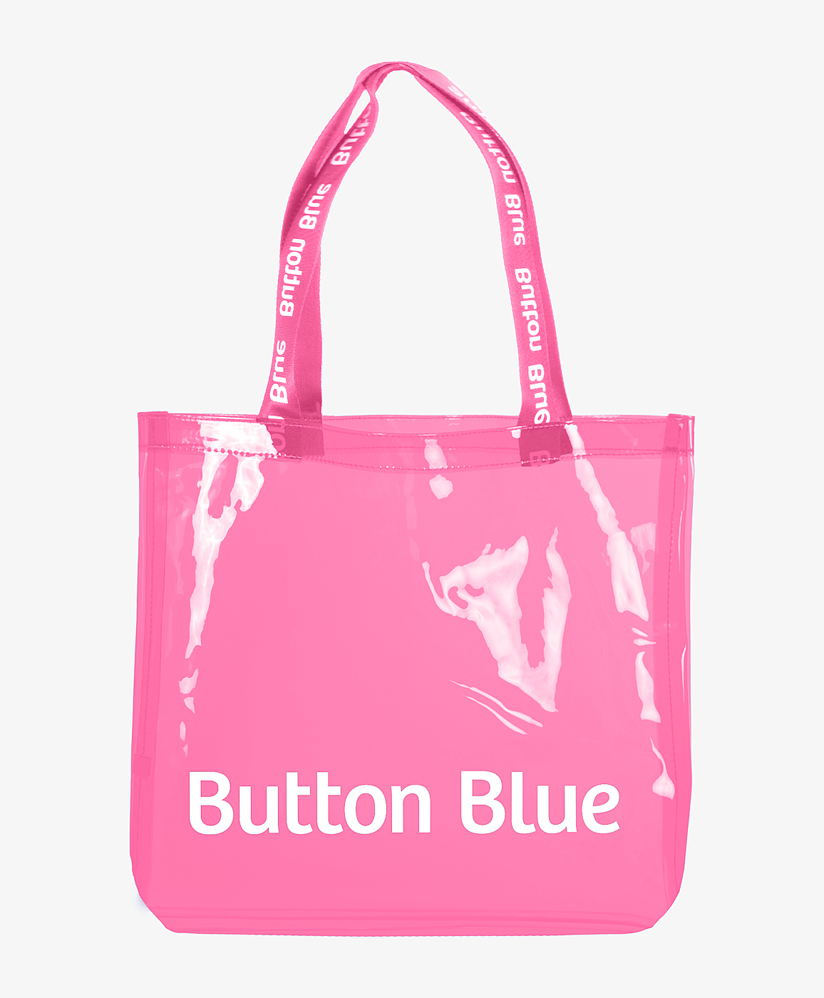 фото Сумка шоппер розовая button blue