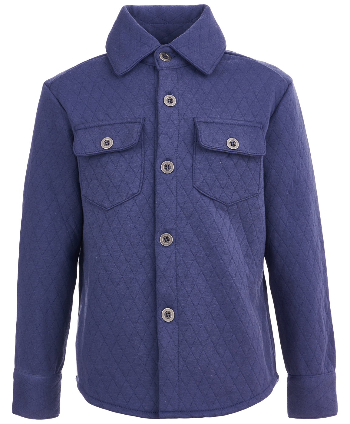 фото Утепленная рубашка button blue