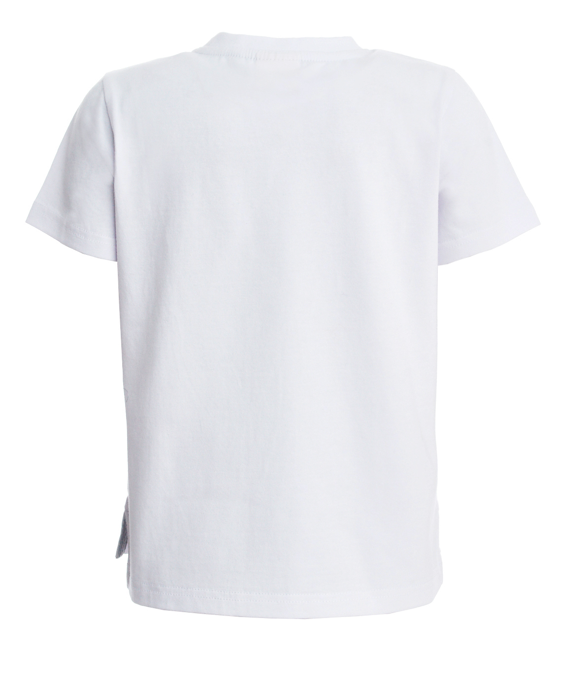 фото Белая футболка с принтом button blue