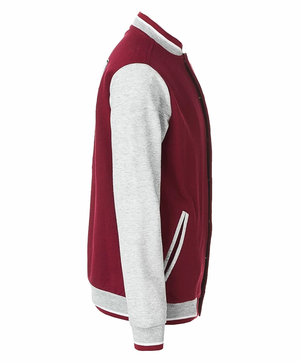 фото Красная толстовка из футера button blue (104)