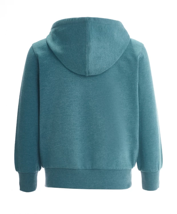 фото Бирюзовая толстовка из футера button blue (140)