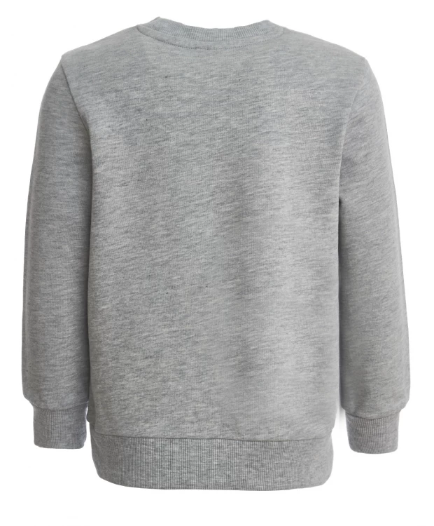 фото Серая толстовка из футера button blue (122)