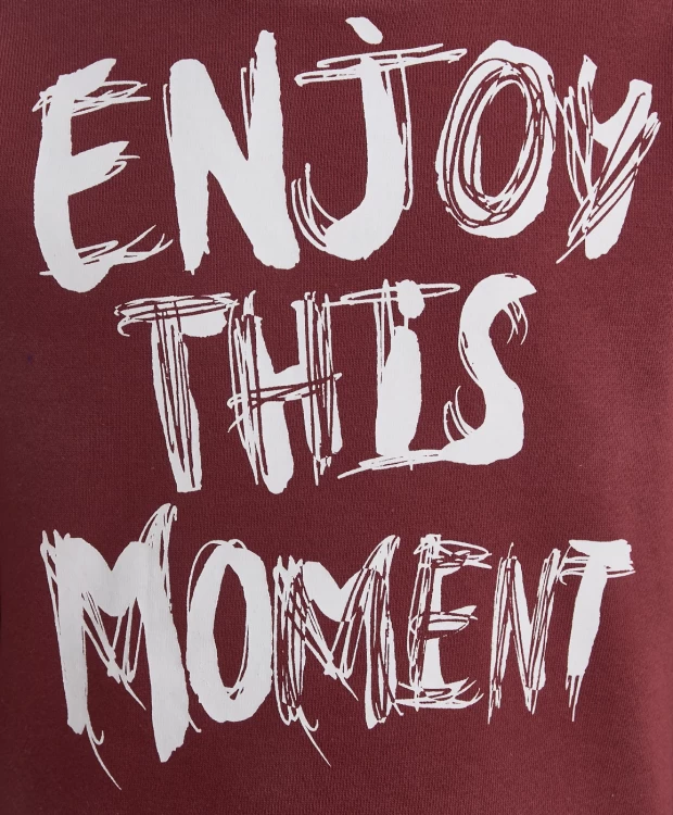 фото Красная толстовка из футера button blue (98)