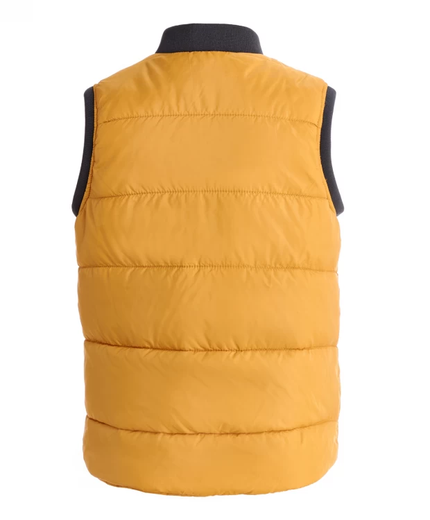 фото Охряный жилет button blue (122)