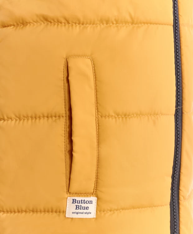 фото Охряный жилет button blue (122)