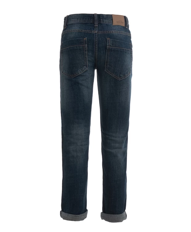 фото Синие джинсы с лампасами button blue (104)