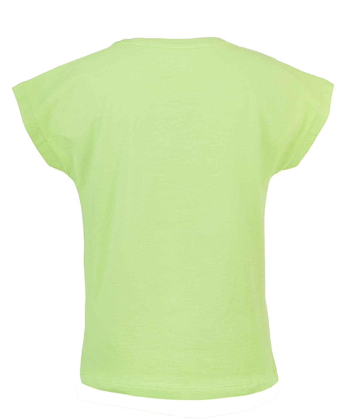 фото Салатовая футболка с принтом button blue