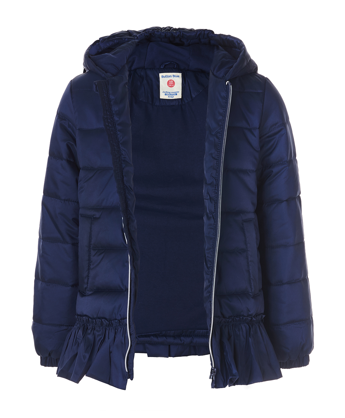 фото Синяя демисезонная куртка button blue